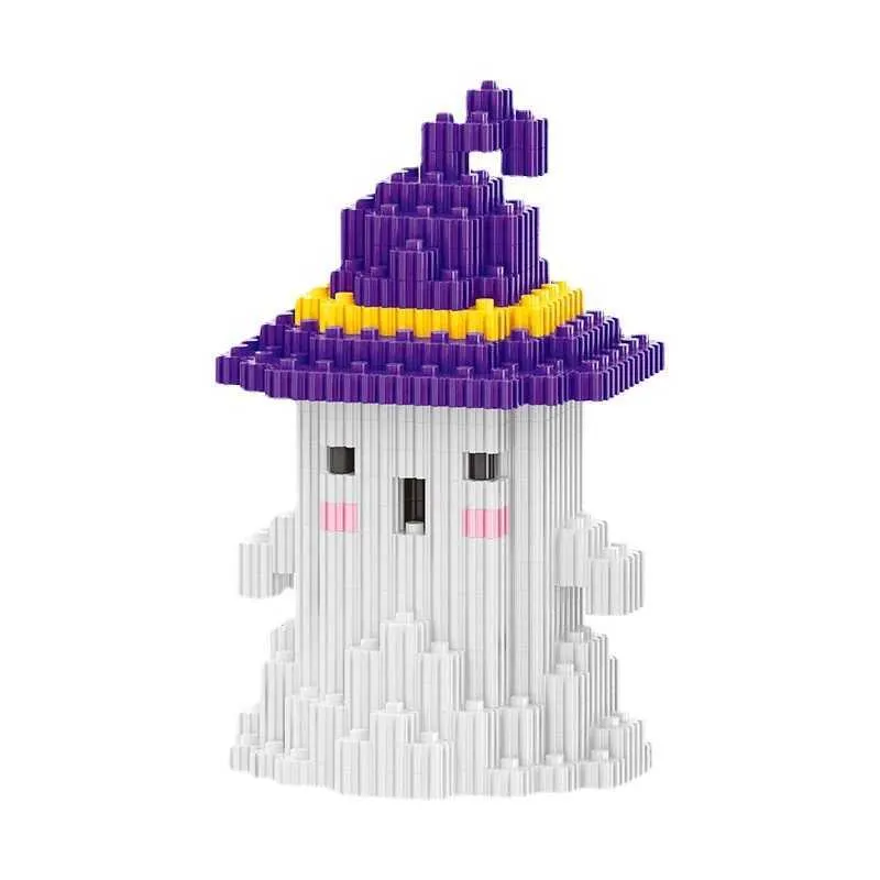 XJ241029 Halloween Building Blocks Set DIY Haunted From