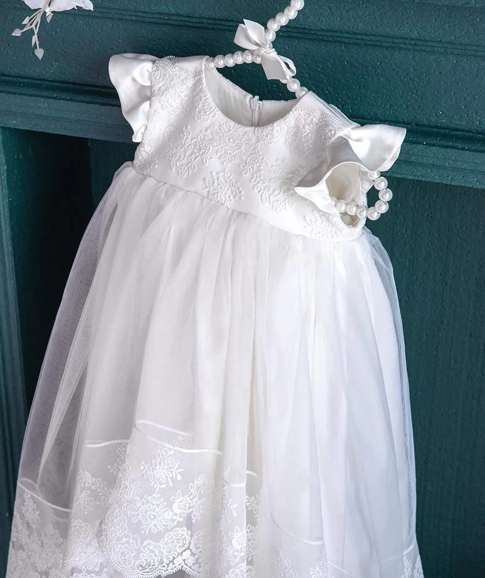 Simple Baby First Communion Gown Modern A Line... From Meetwedding, $90.55  | DHgate.Com