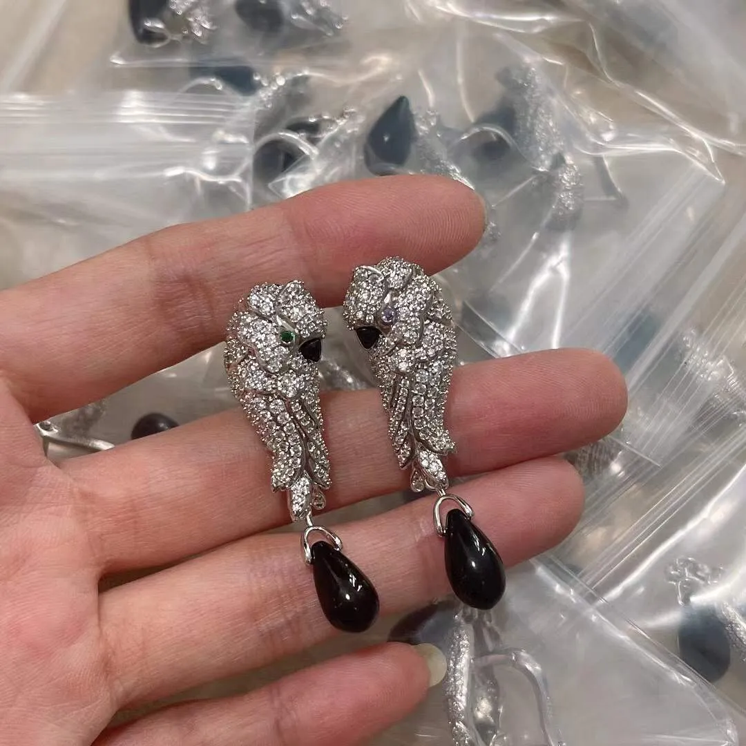 Kate Middleton Cubic Zirconia Silver Rhodium Teardrop Pave Rhinestone
