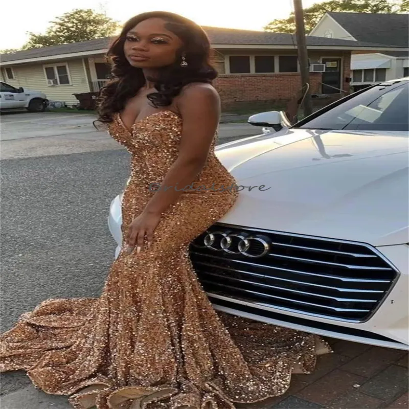 gold sequin plus size dress Plus Size Formal Gold Sequin V Neck Long Sleeve Bodycon Midi Party Dresses main image 1