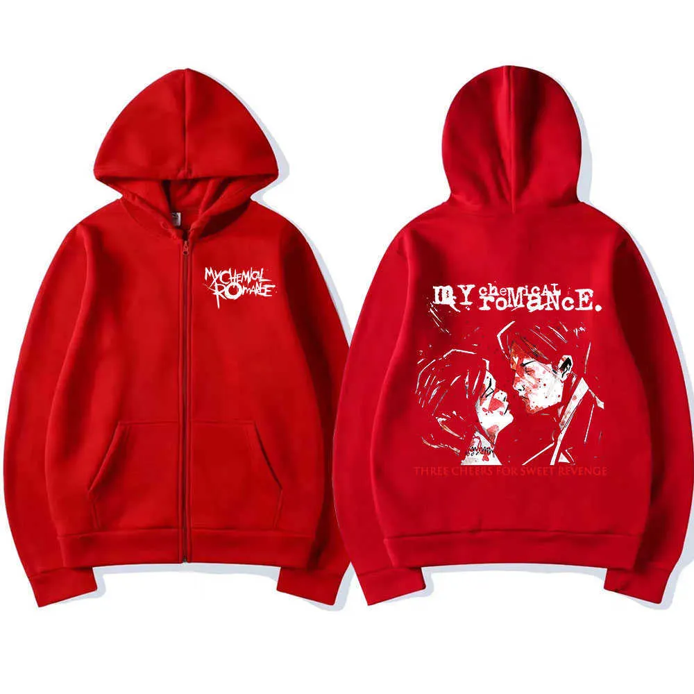 Mcr zip online up hoodie