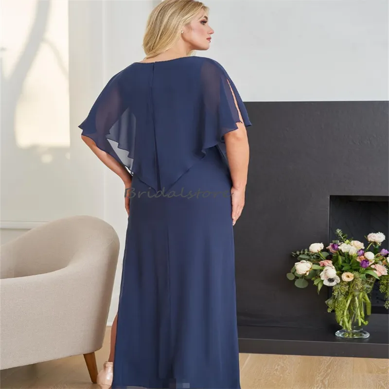 navy blue dress with cape Tuckernuck Navy Jacquard and Black Lace Cape Leah Dress Navy / 4