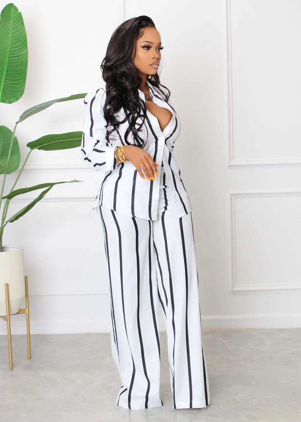 Ensemble Femme été En Lin - Pantalon Large Et Haut Assorti, Style Décontracté Chic, Couleur Unie