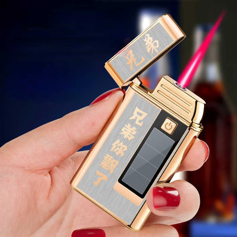 mirror cigarette lighter Solar Charging Windproof Metal Cigarette Lighter with Mirror Finish from  Dhgate Lighters