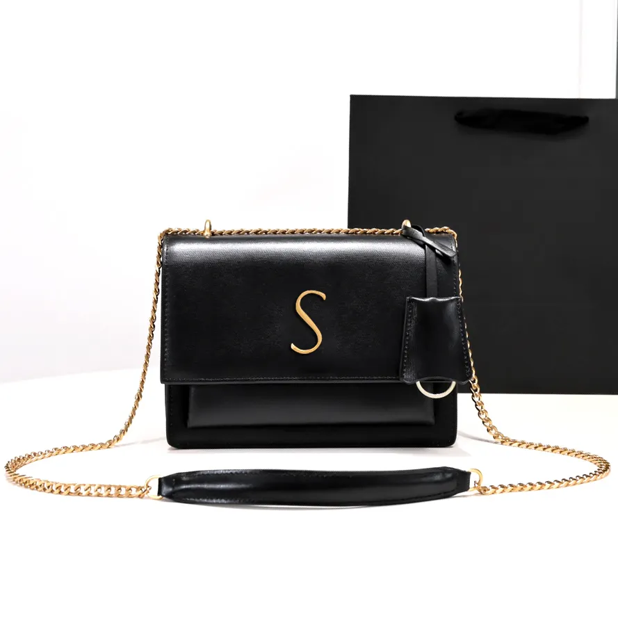 Metal top crossbody bag