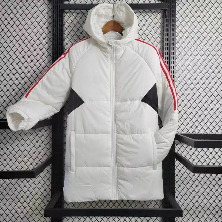 Mens Designer Winter Padded Down Parka Jacket For Football Fans