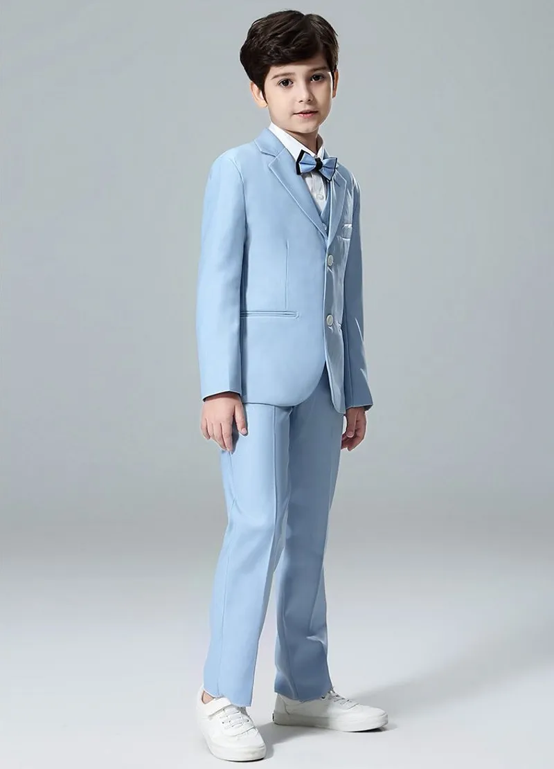 Boy Blazers Suits Flower Girl Wedding Suits Size 2T 14T Boy Gray