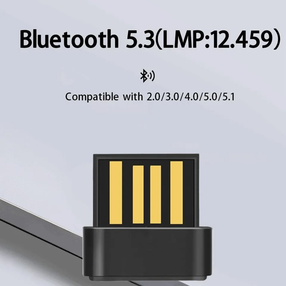 Bluetooth 5.3 EDR Mini Adaptador USB Bluetooth Para Teclado Raton Escritorio De 2 9 DHgate