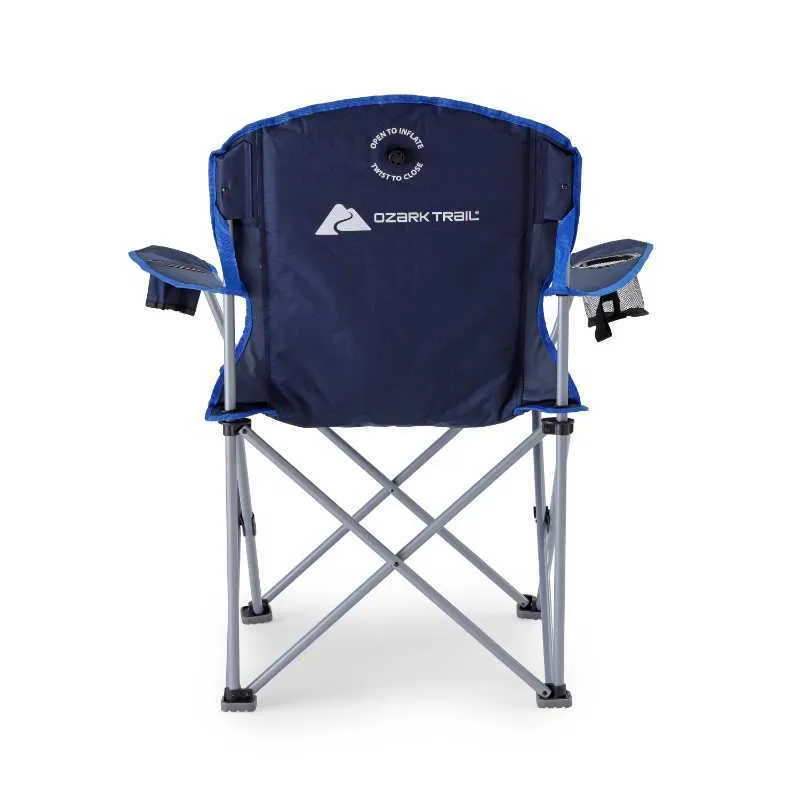 Camp Furniture Ozark Trail Air Comfort Chair Camping Chairs Folding Chair  Outdoor Furniture Fishing Chair Beach Chair HKD230909