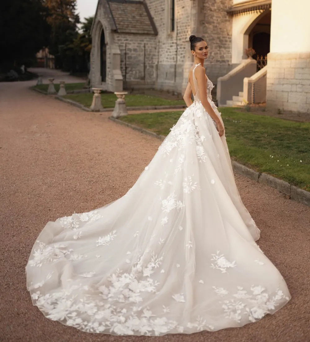 princess polly baby blue dress 15 Beautiful Backless Wedding Dresses & Gowns You Need to See!