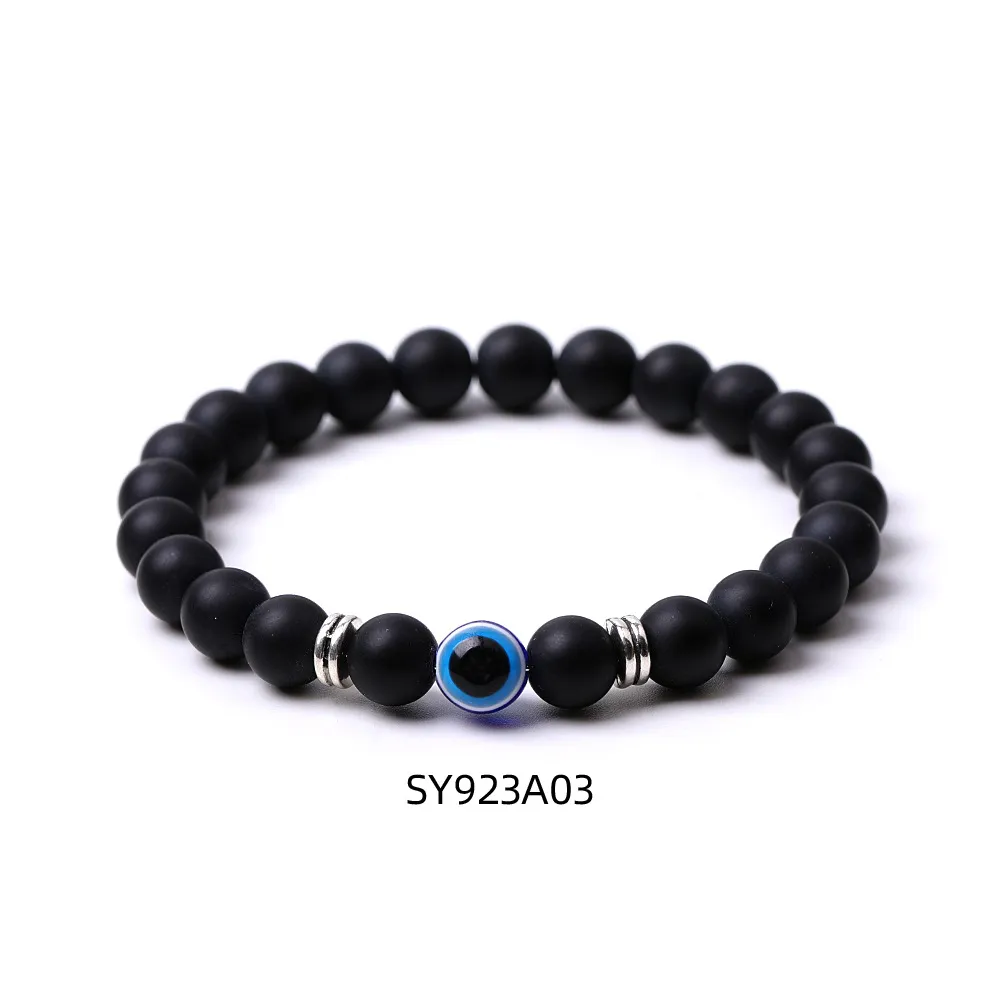 Handmade Turkish Blue Evil Eye Tiger Eye Bracelet With 8mm Beads For Men  And Women Perfect For Yoga And Reiki Turquoise Jewelry From Mkny, $0.88