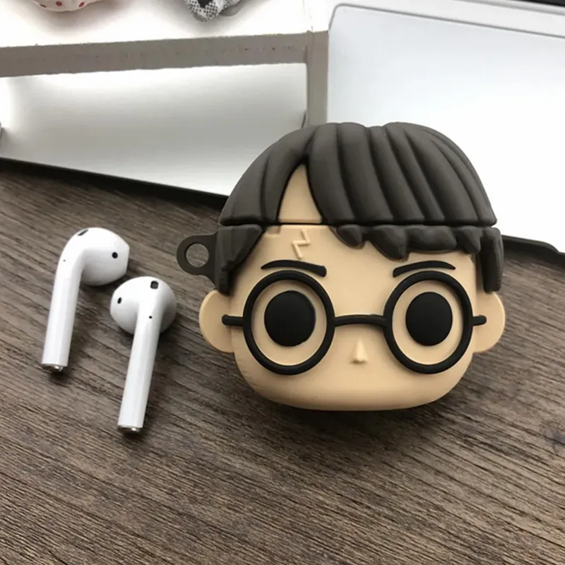 New 3D AirPods Case Silicone Protective Cover Cartoon Case For