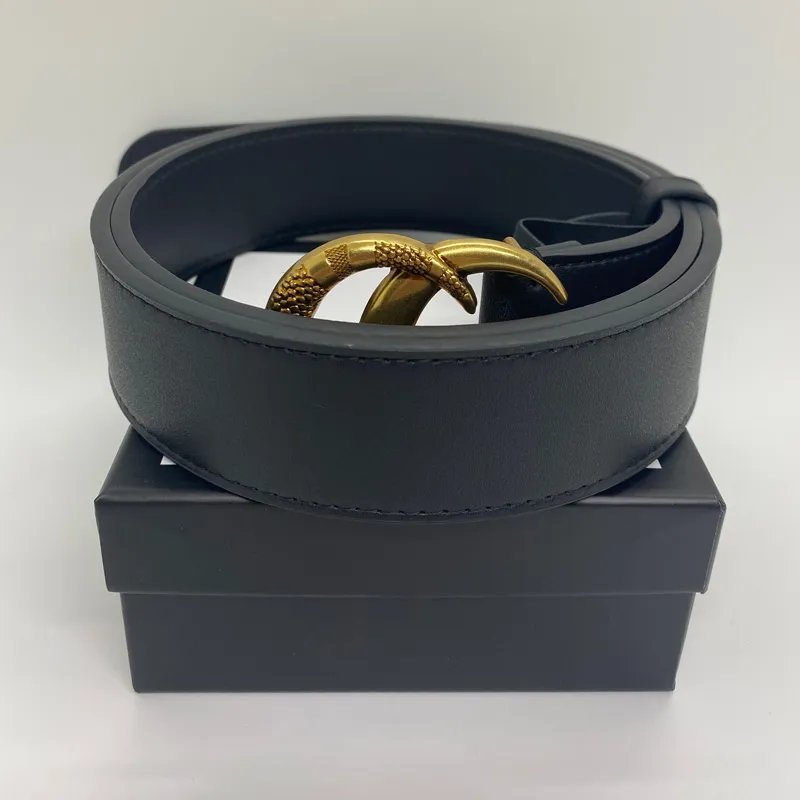 High Quality Genuine Leather Belts For Men And Women With Gold Buckle ...