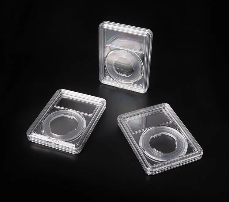 Clear Acrylic Coin Display Slab Box 14MM 40MM Size... From Springfang ...