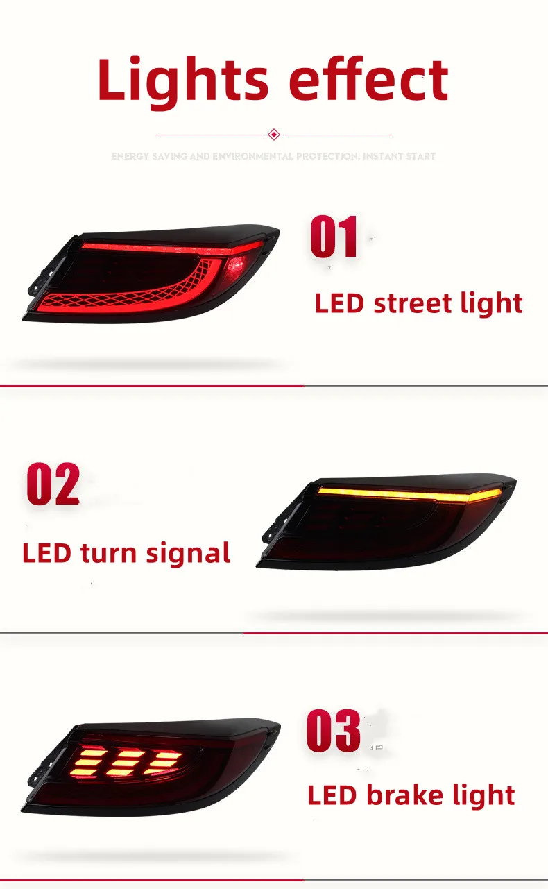 Auto Styling Rückleuchten Für Toyota GR86 LED Straße Licht Subaru BRZ  Hinten Lampen Brems LED Blinker Rücklicht Von 426,72 €