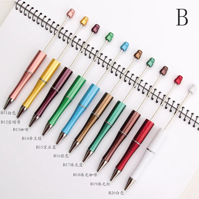 Wholesale Wholesale Customizable Ballpoint 0.5 Mm With Beads For DIY, Work,  And Craft Writing From Ok767, $0.81