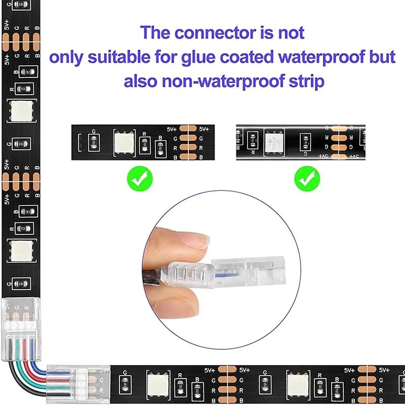 Solderless LED Strip Connectors For 8mm/10mm COB,... From Cxwonled, $24 ...