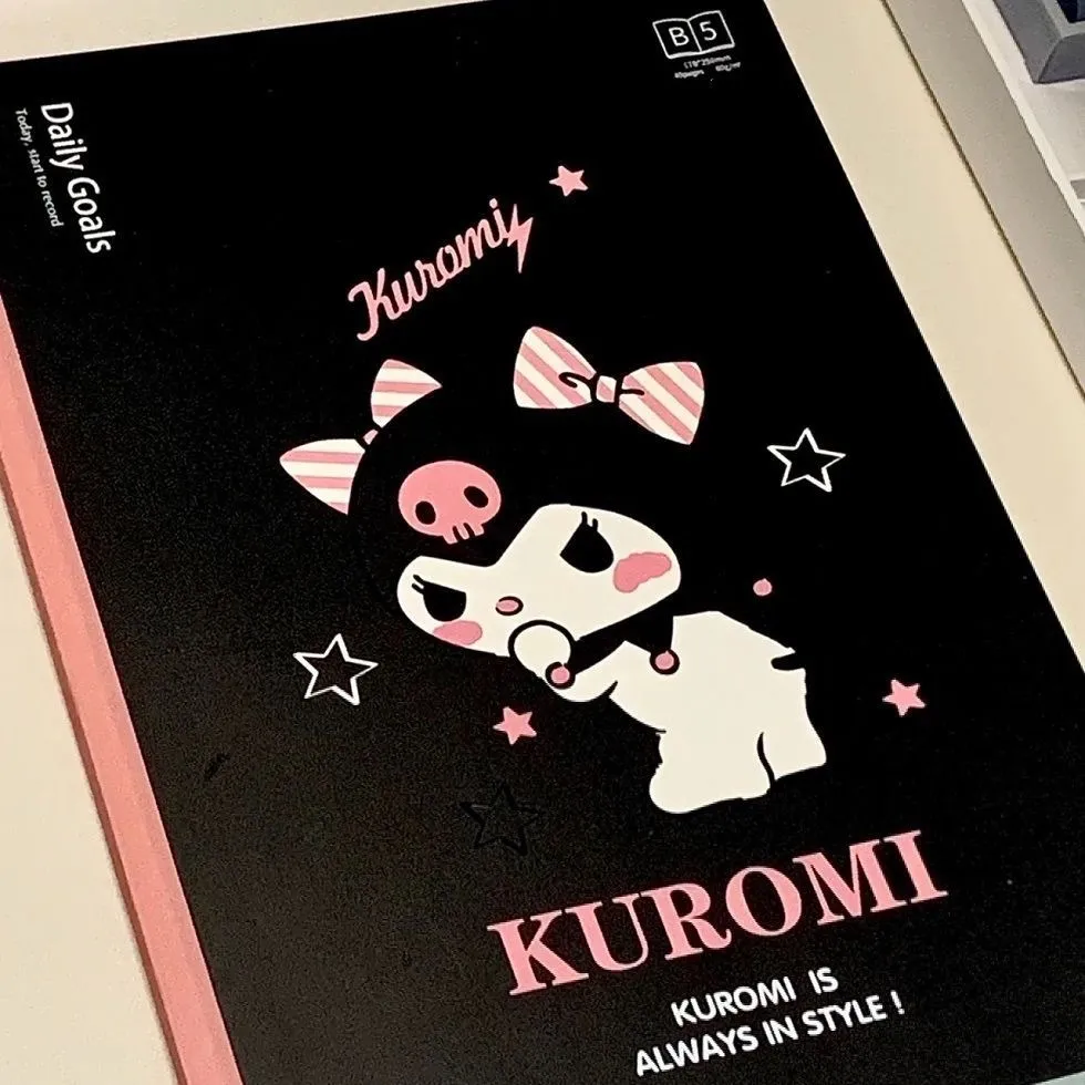 DIY Cute Kuromi Notebook/Diary _ How to Make Kuromi Notebook at home _  Sanrio crafts 