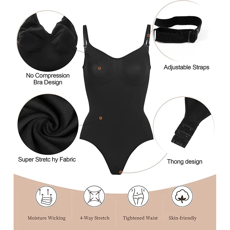 Seamless Tummy Control Bodysuit For Women DHL Wholesale Shapewear