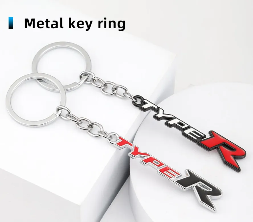 Car Keyring for Enthusiasts - Sporty Type R/Type S Style Keychain ...