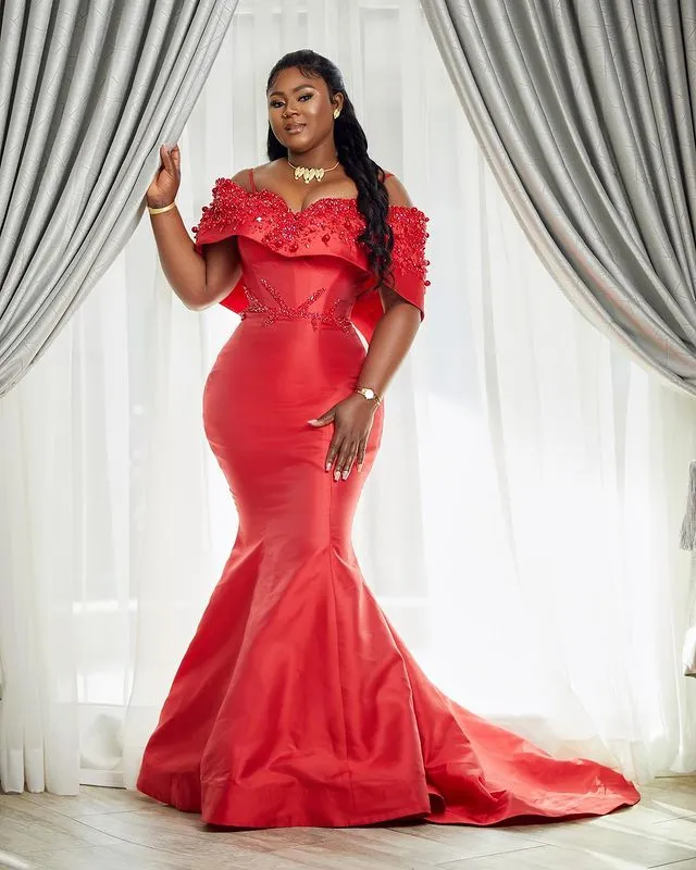Red and silver plus size cheap dresses