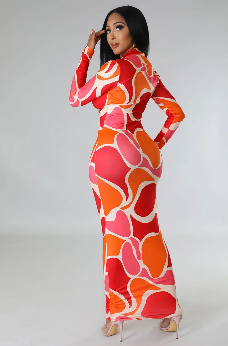 Lapel Neck Bodycon Dresses Women Casual Print Long Sleeve Pencil Dress Free  Ship From Liao5825110, $22.12 | DHgate.Com