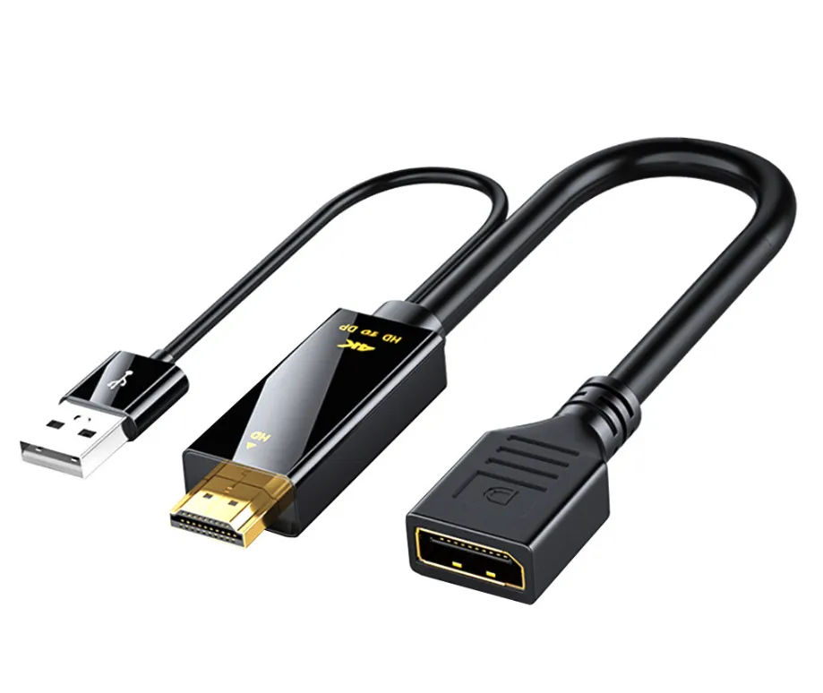 Cable Convertidor Compatible Con HDMI A Displayport 4K 60HZ HD A Adaptador  De Puerto De Pantalla Macho Hembra Para PS5 TV Box Xbox Proyector De  Computadora Portátil Cable HD A DP De