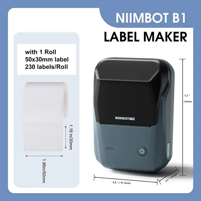 Impresoras Con Wifi Y Bluetooth Makeid E1 Portable Label Maker ...