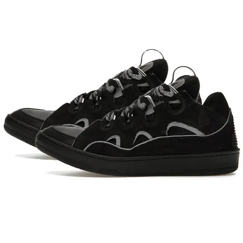 Designer Shoes With Big Laces: Mesh Woven Lace Up Platform  display picture 1