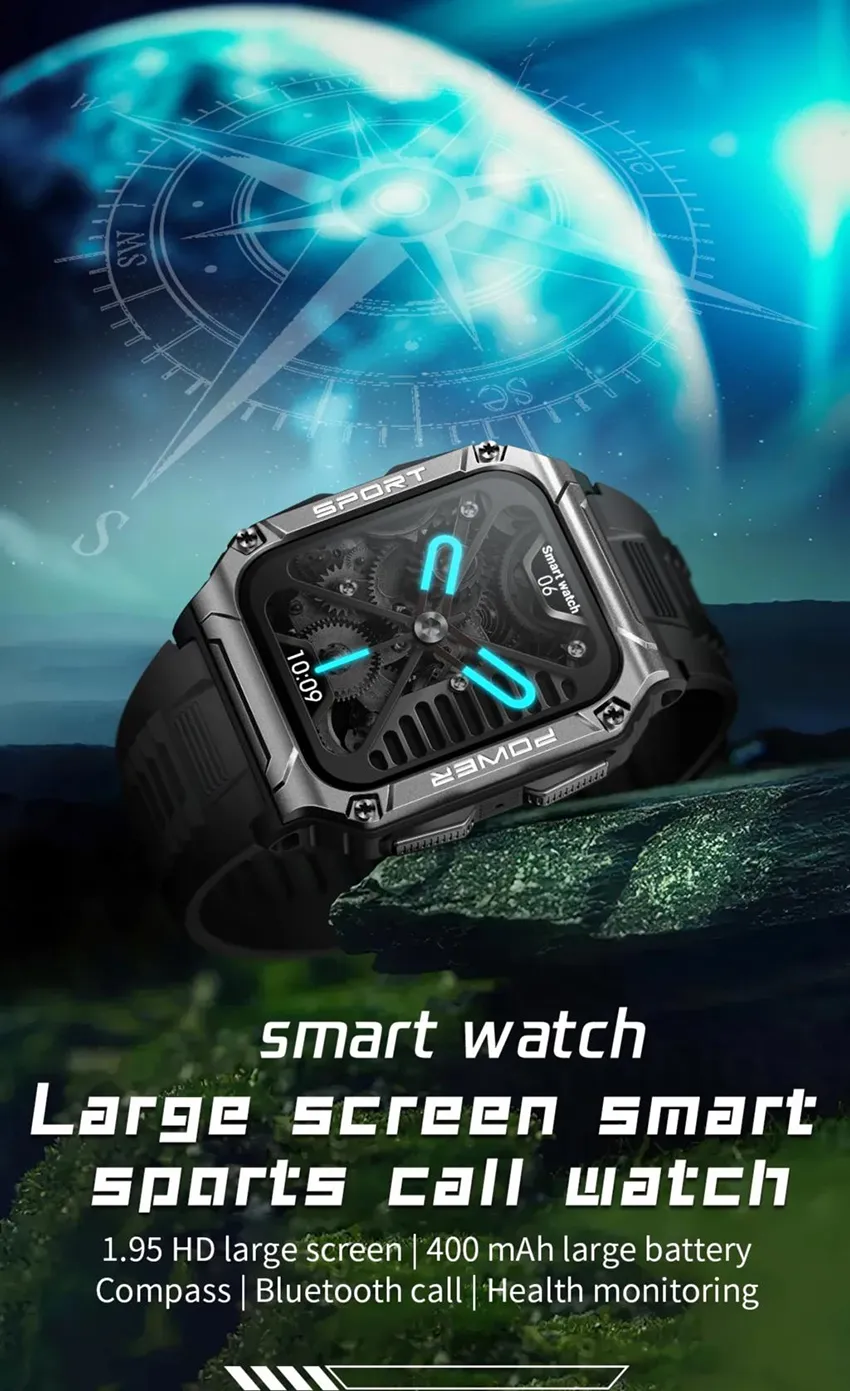 Military style bluetooth 4.0 smartwatch deals