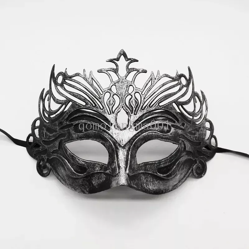 Venetian Masquerade Plastic Black Mask 1660