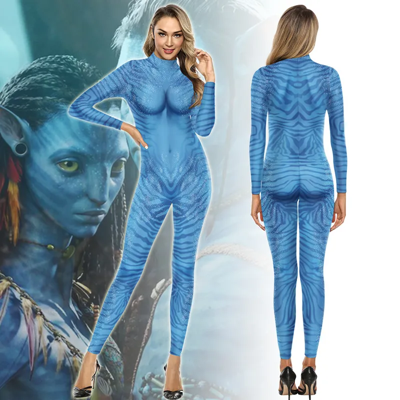 Avatar bodysuit party & events costume (women) Blue ship same day – MY BEST  FASHION DEALS