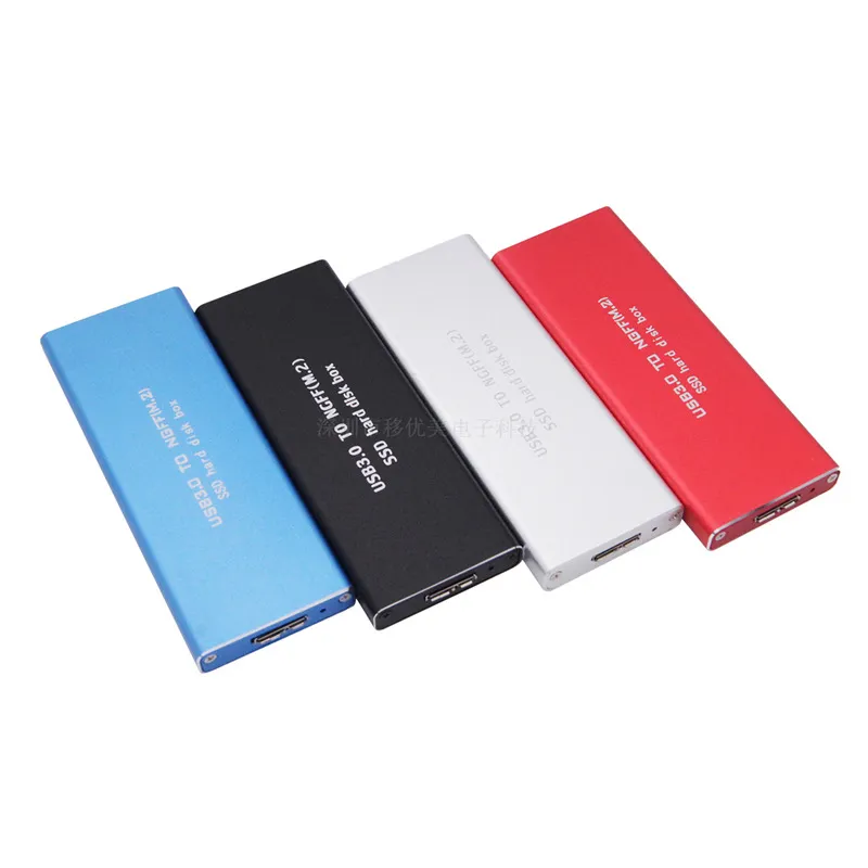 DHgate.com:M.2 SATA SSD Enclosure: USB 3.0 to NGFF, Metal Hard Drive ...