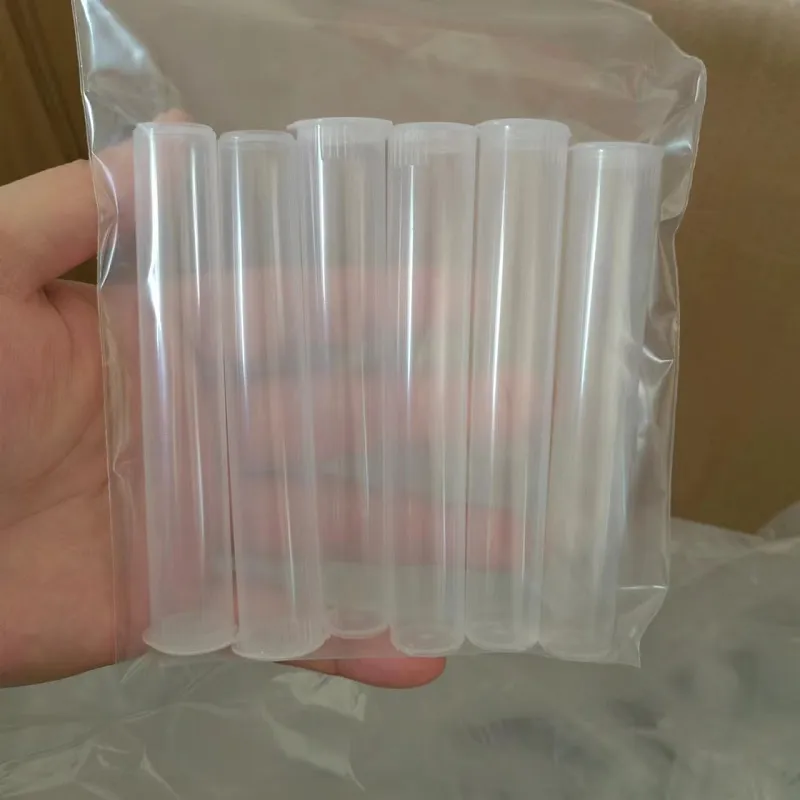 DALAETUS 16 stuks 120 mm plastic doob buis geurbestendige set met geurbestendige zakken en roetzakken voor rookaccessoires, geurbestendige container voor roker (zwart