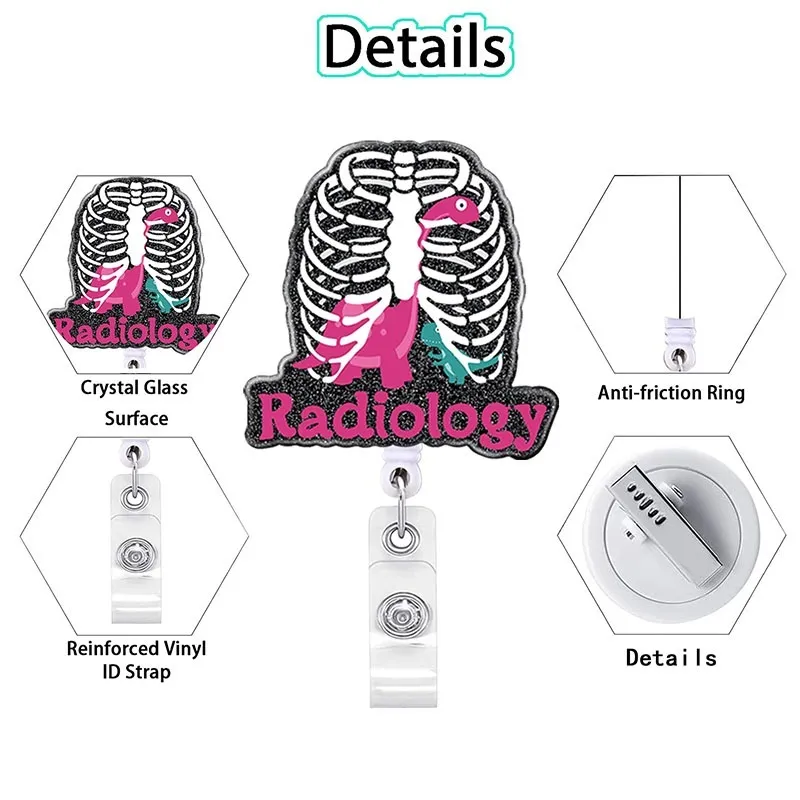 Custom Key Rings Medical Series Brain Radiology Nursing Acrylic