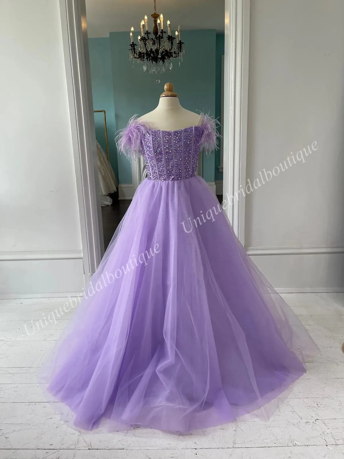 Little girl purple pageant dresses deals