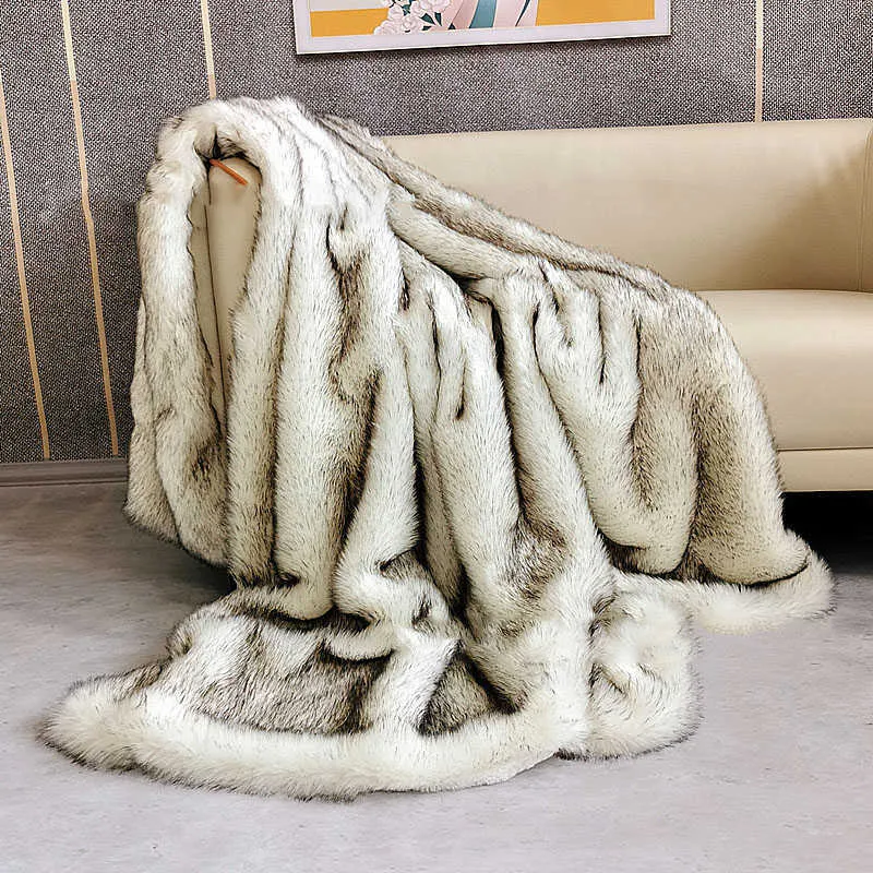 King size faux fur bed 2025 throws