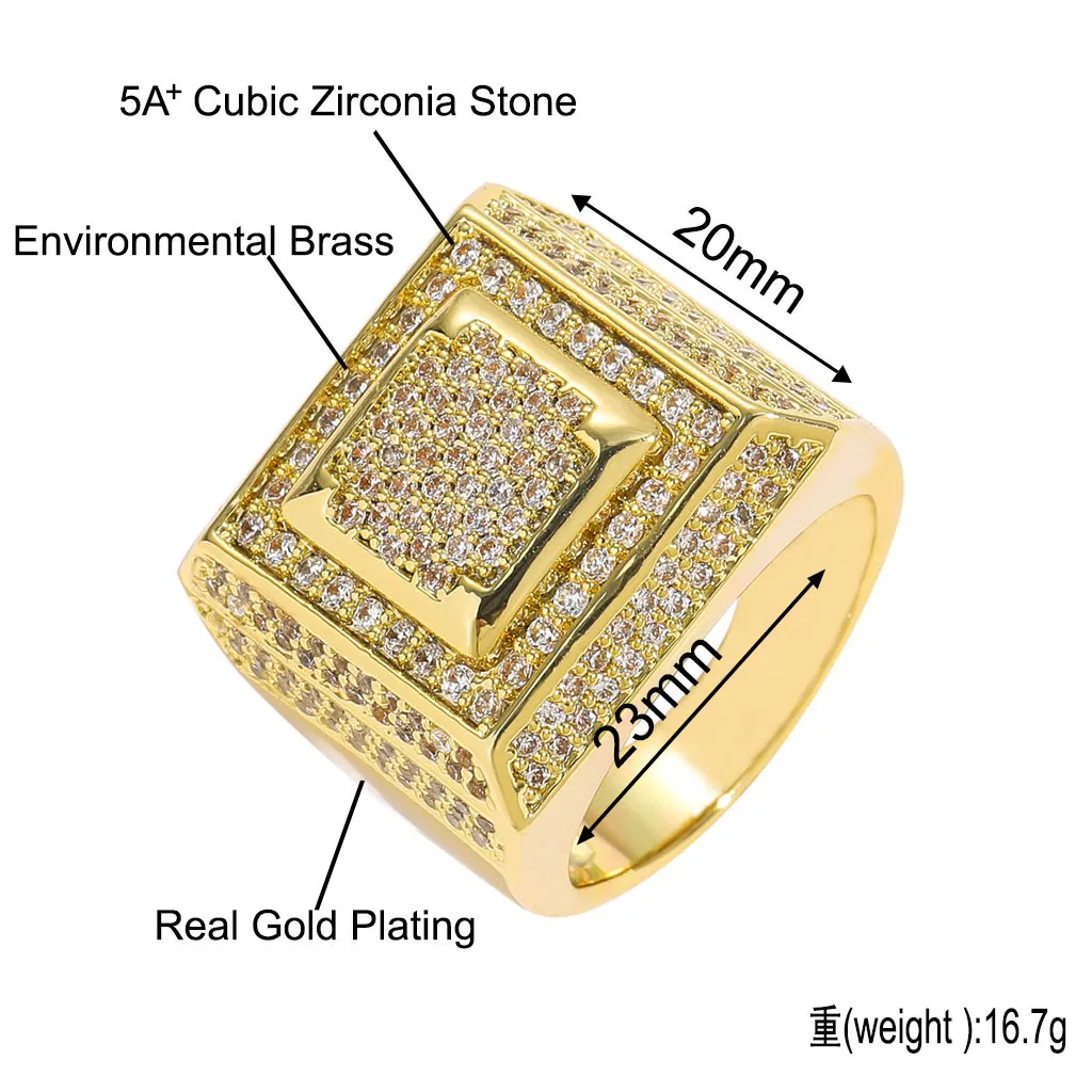 18K White Gold Pentagram rappers ring with Full Diamond Iced 18K White Gold Pentagram rappers ring with Full Diamond Iced