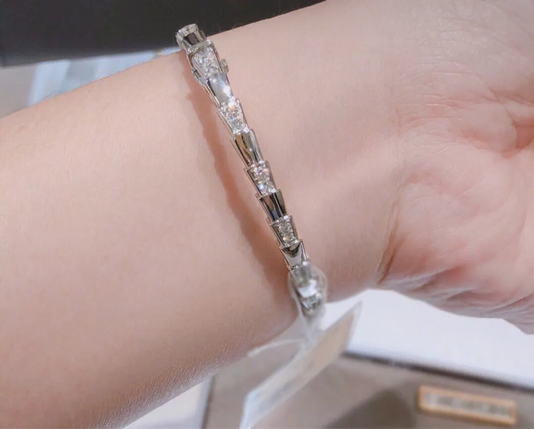DHgate.com:Womens Silver Bangle Bracelet, Classic Serpentine DHgate.com:Womens Silver Bangle Bracelet, Classic Serpentine