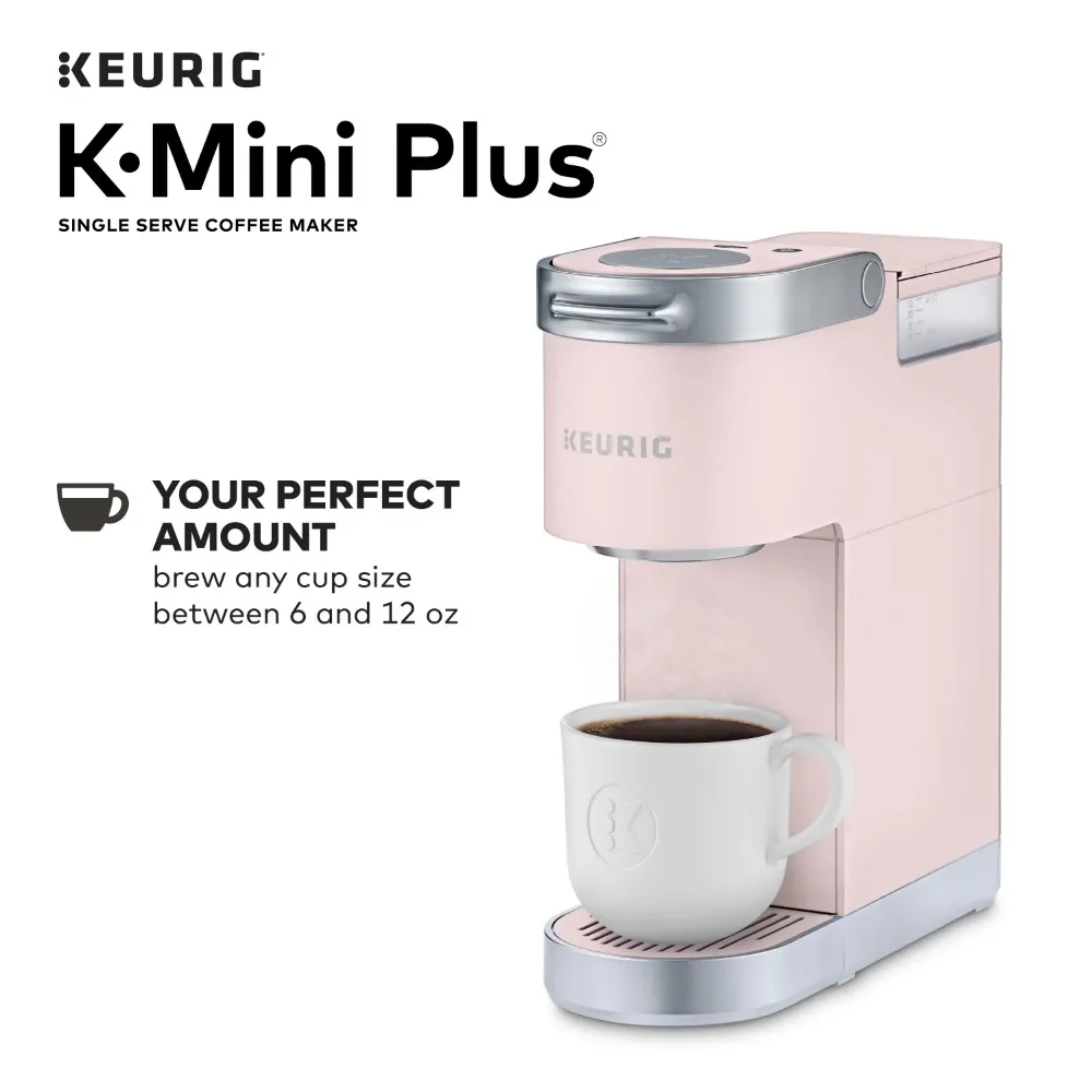 Keurig K Mini Plus Dusty Rose Single Serve Coffee Maker Compact K