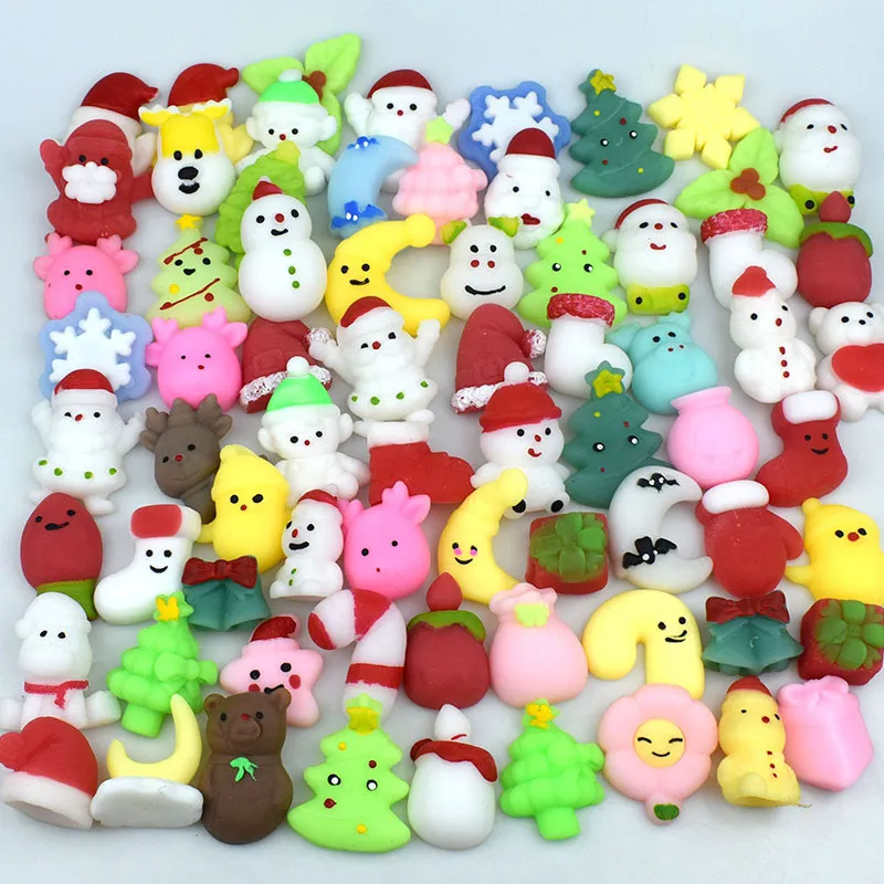 Kawaii Christmas Mochi Squishy Mochi Toys Santa And Snowman Design, Anti  Stress Party Favors And Gift Mousse From Esw_house, $0.53