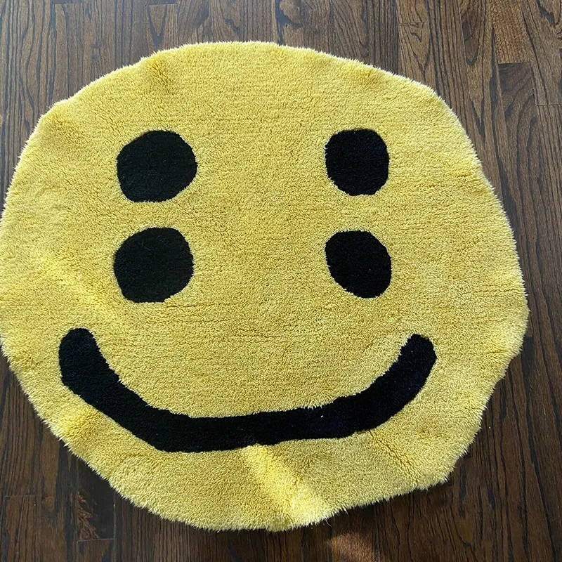 Market Smiley Rug Home Furnishings Artistic Carpet Cactus Plant Flea Market Double Vision ...