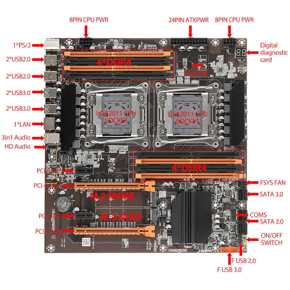 Motherboard Lga 2011 Xeon List Core I7 Lga 2011 V3 Xeon Cpu List