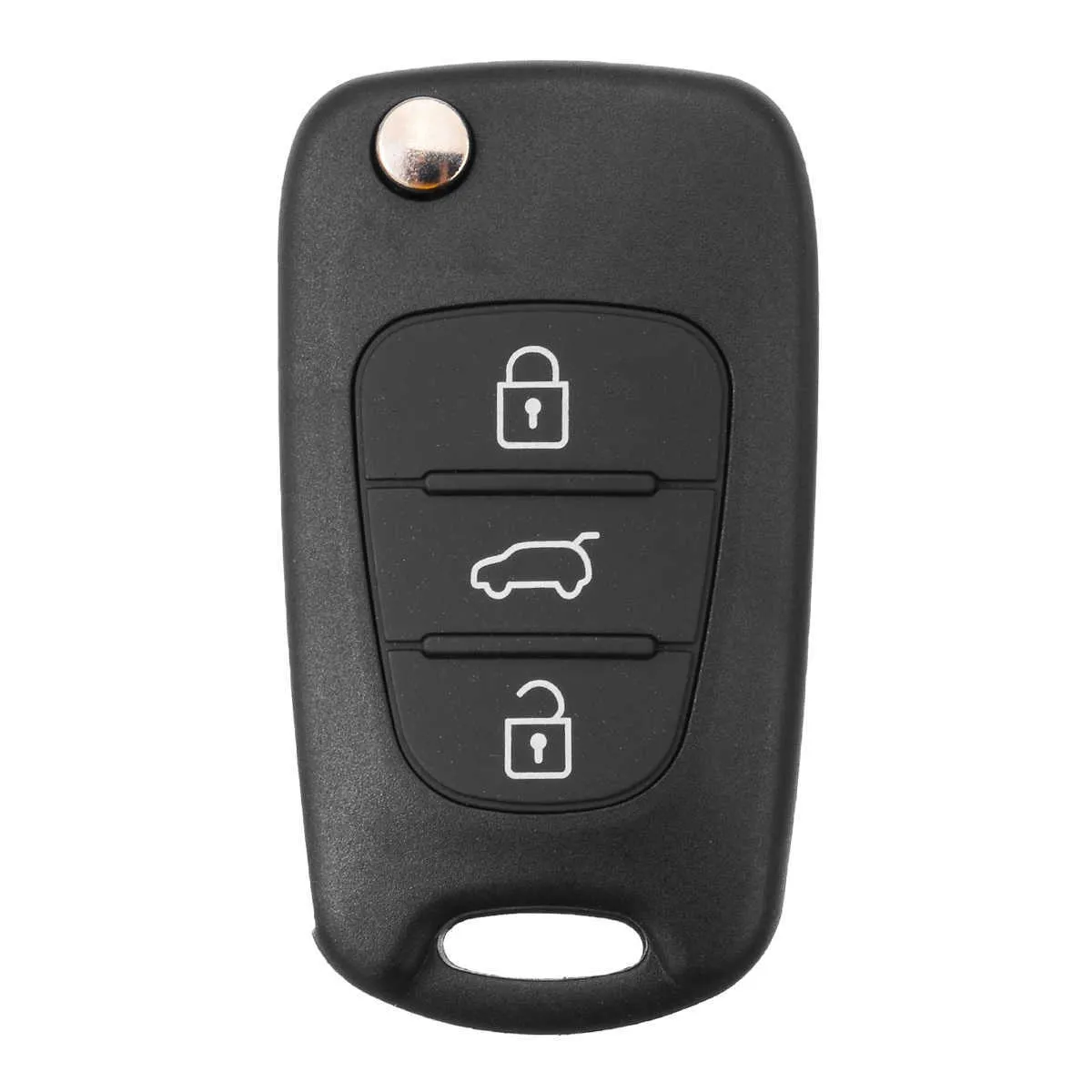 Car Key Case Cover for Kia Ceed Picanto Sportage Hyundai i20 i30 ix35 3 Button Remote Key Fob Shell PU Leather Protective Cover