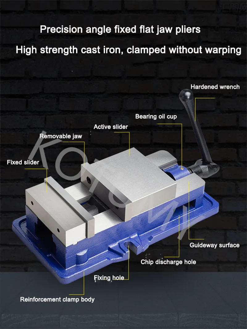 Milling Machine Pliers 4 Inch CNC Precision Lockdown Vise Clamp With ...