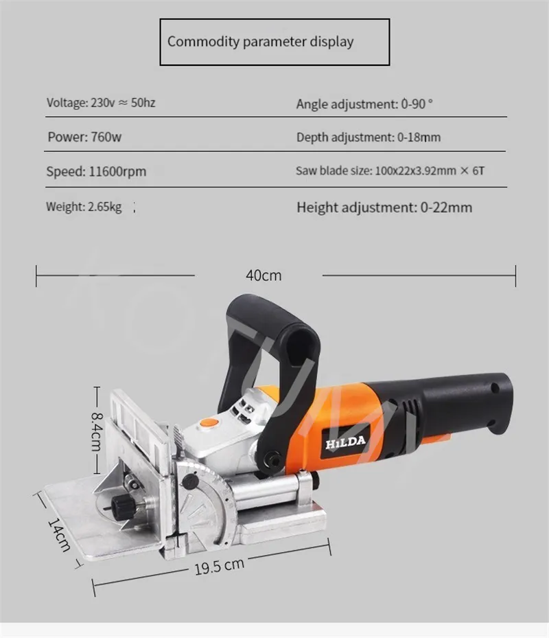 Hilda 760w 2024 biscuit jointer