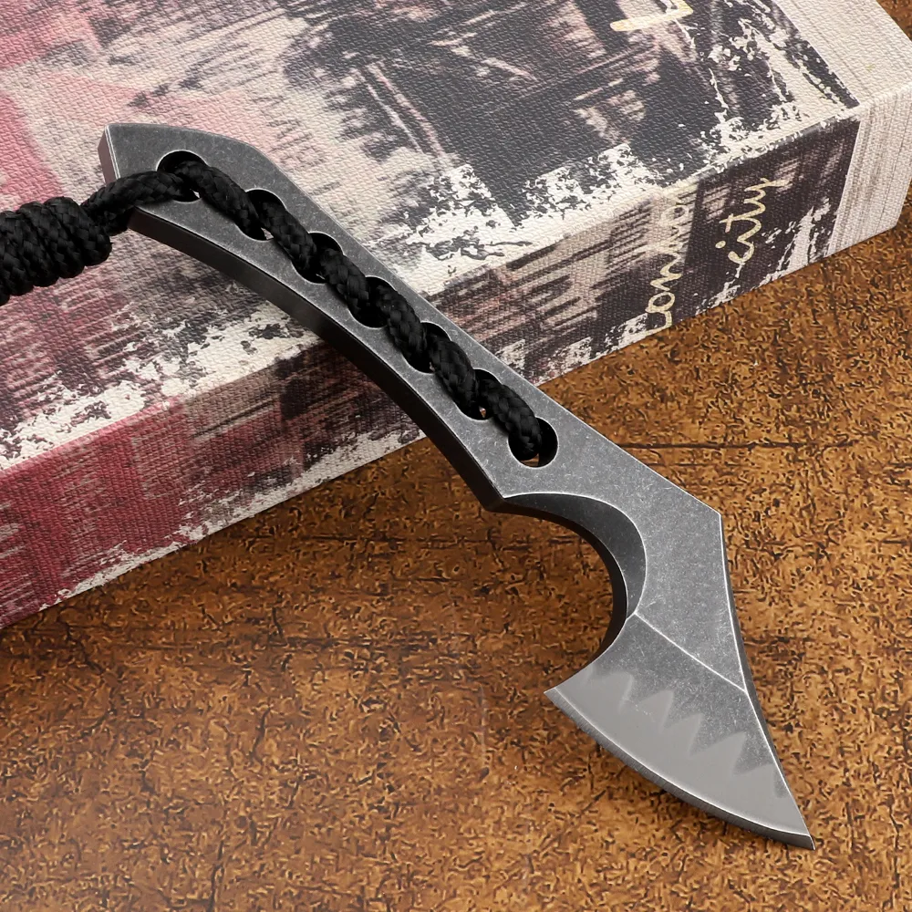 Military Survival Gear Knife, Fixed Blade Tactical Knife For Men, Outdoor  Camping Hunting Knife, Self Defense EDC Tool From Agilecrystal, $27.26
