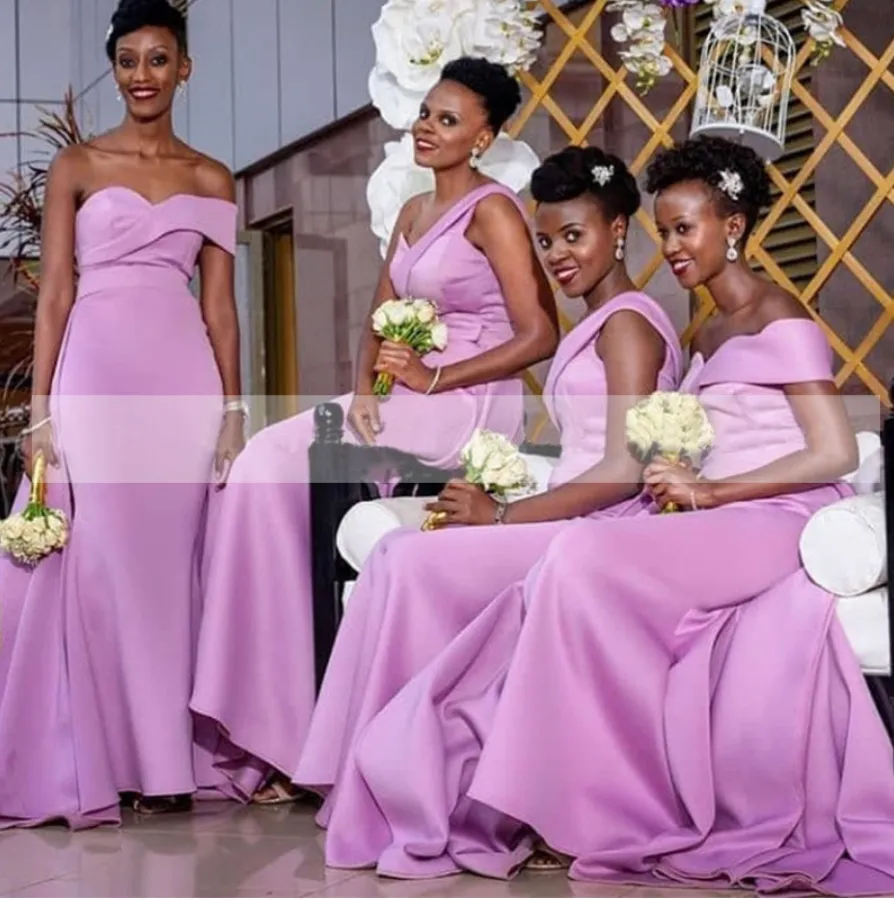 PURPLE | LAVENDER long gown bridesmaid wedding with slit, Women's Fashion,  Dresses & Sets, Evening dresses & gowns on Carousell