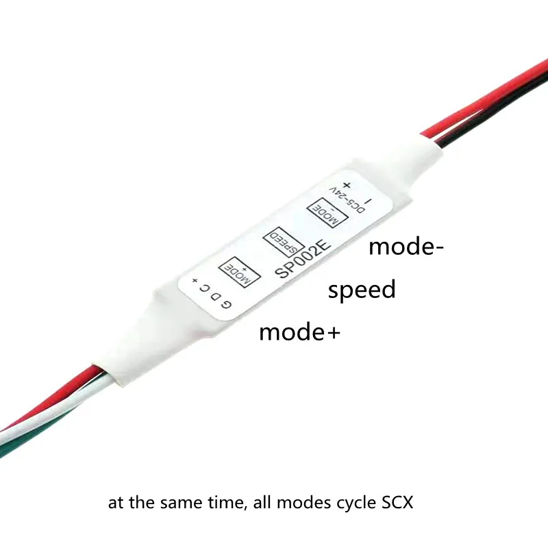 Led Strip Controller 3 Key 12V RGB LED Strip Controller Mini 3 Key Pixel LED Controller For ...