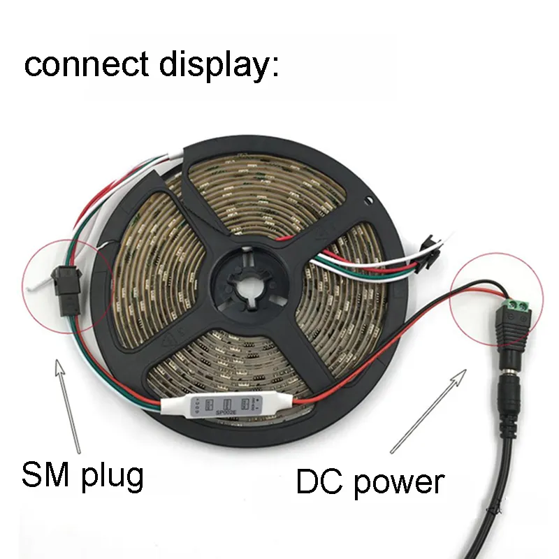 Led Strip Controller 3 Key 12V RGB LED Strip Controller Mini 3 Key Pixel LED Controller For ...